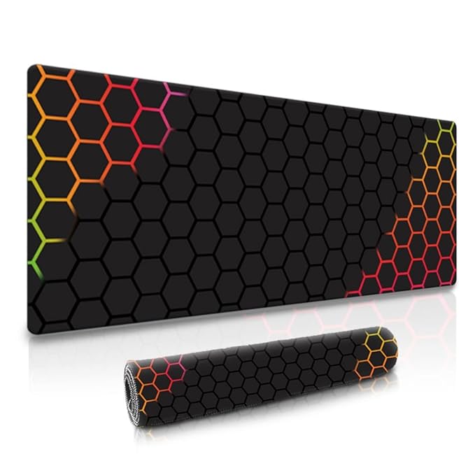 Dyazo Hexagonal Pattern Desk Mat